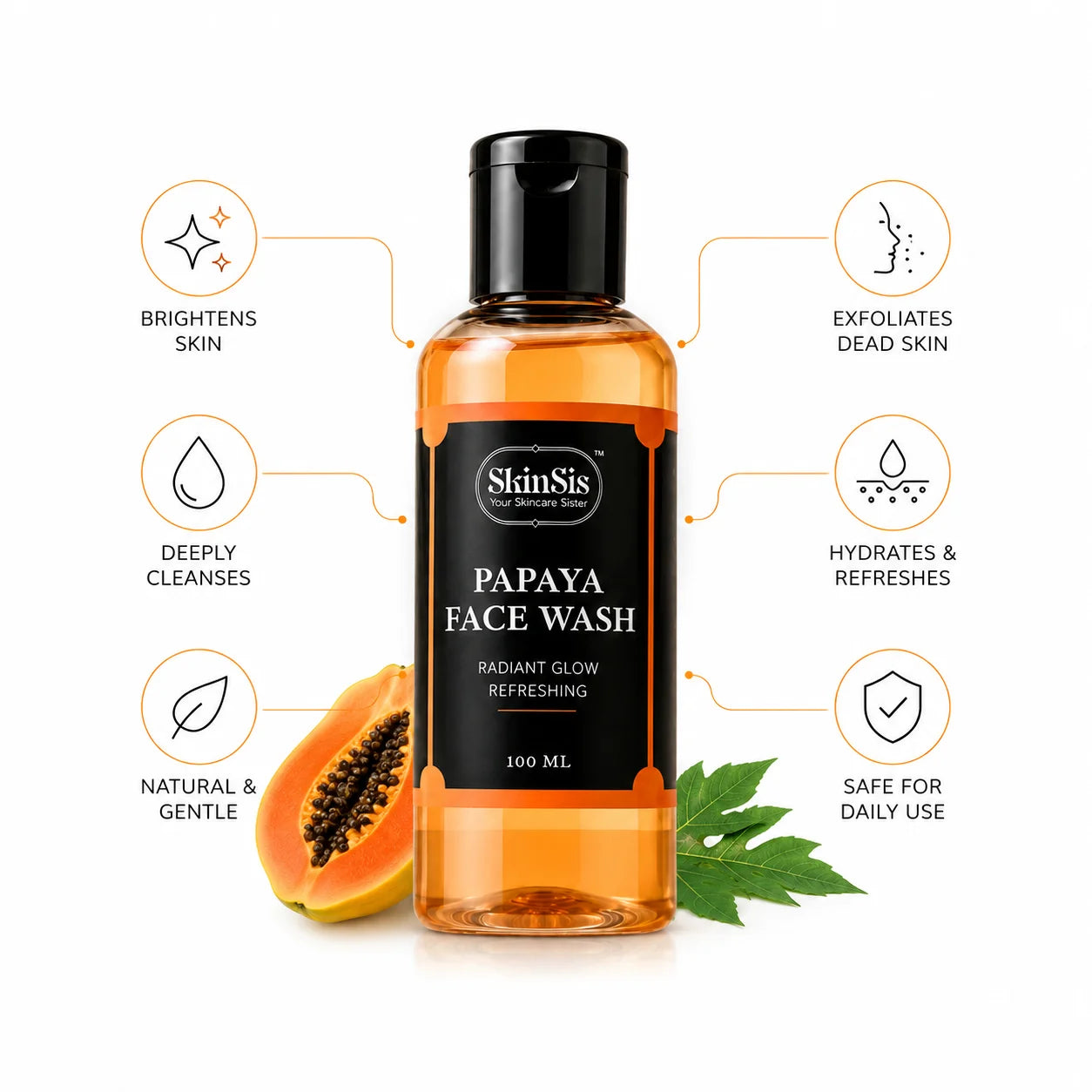 SkinSis Papaya Face Wash