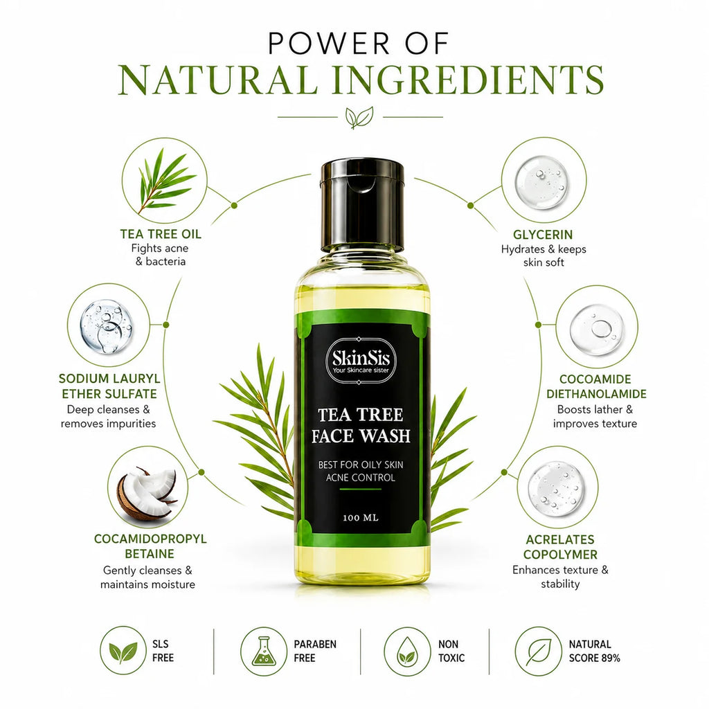 SkinSis Tea Tree Face Wash
