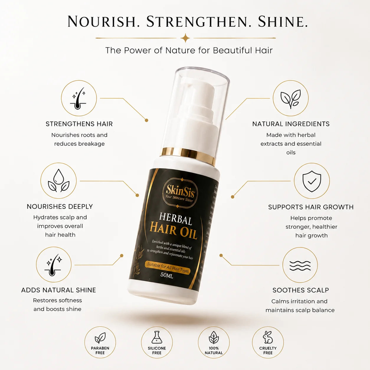 SkinSis Herbal Hair Oil
