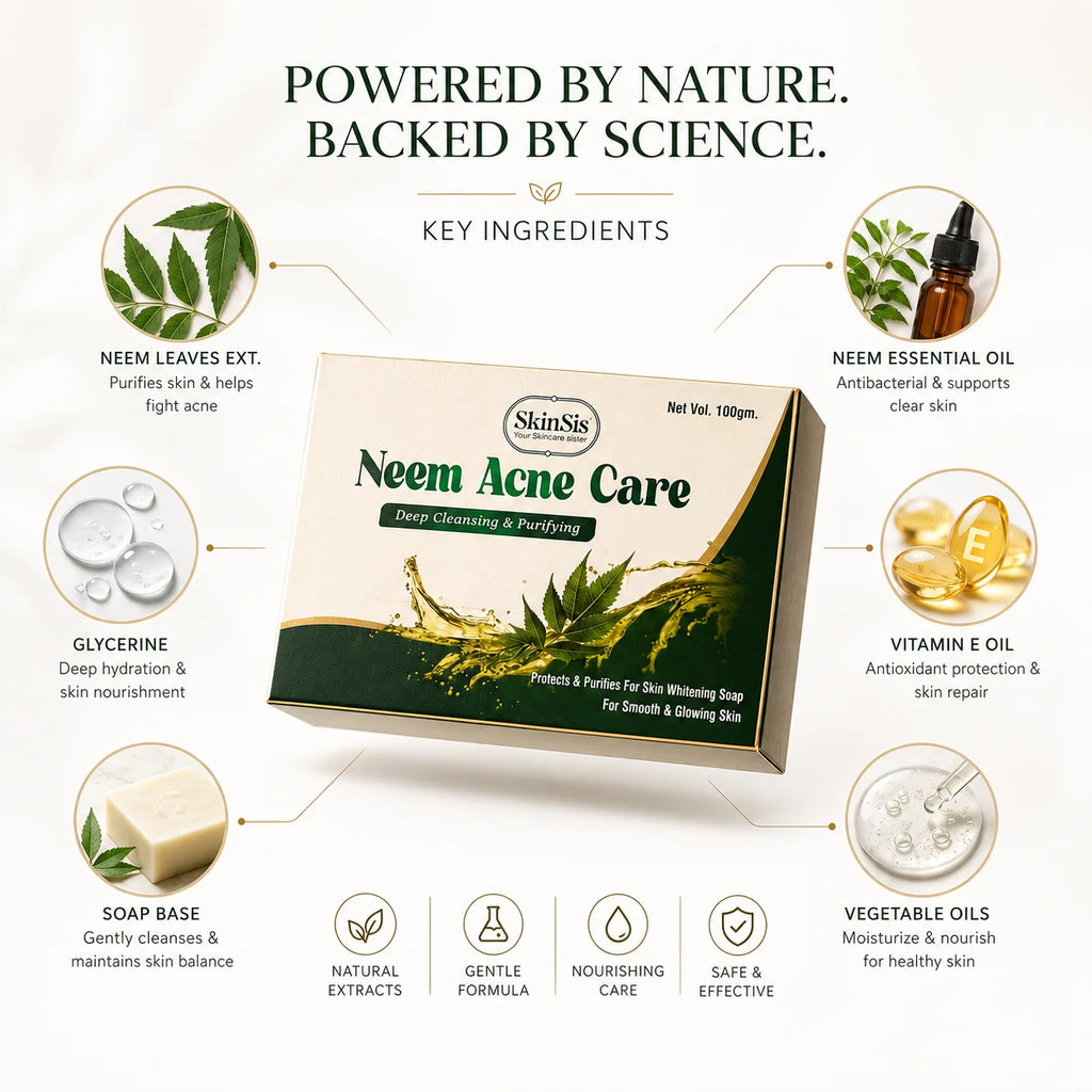 SkinSis Neem Acne Care Soap