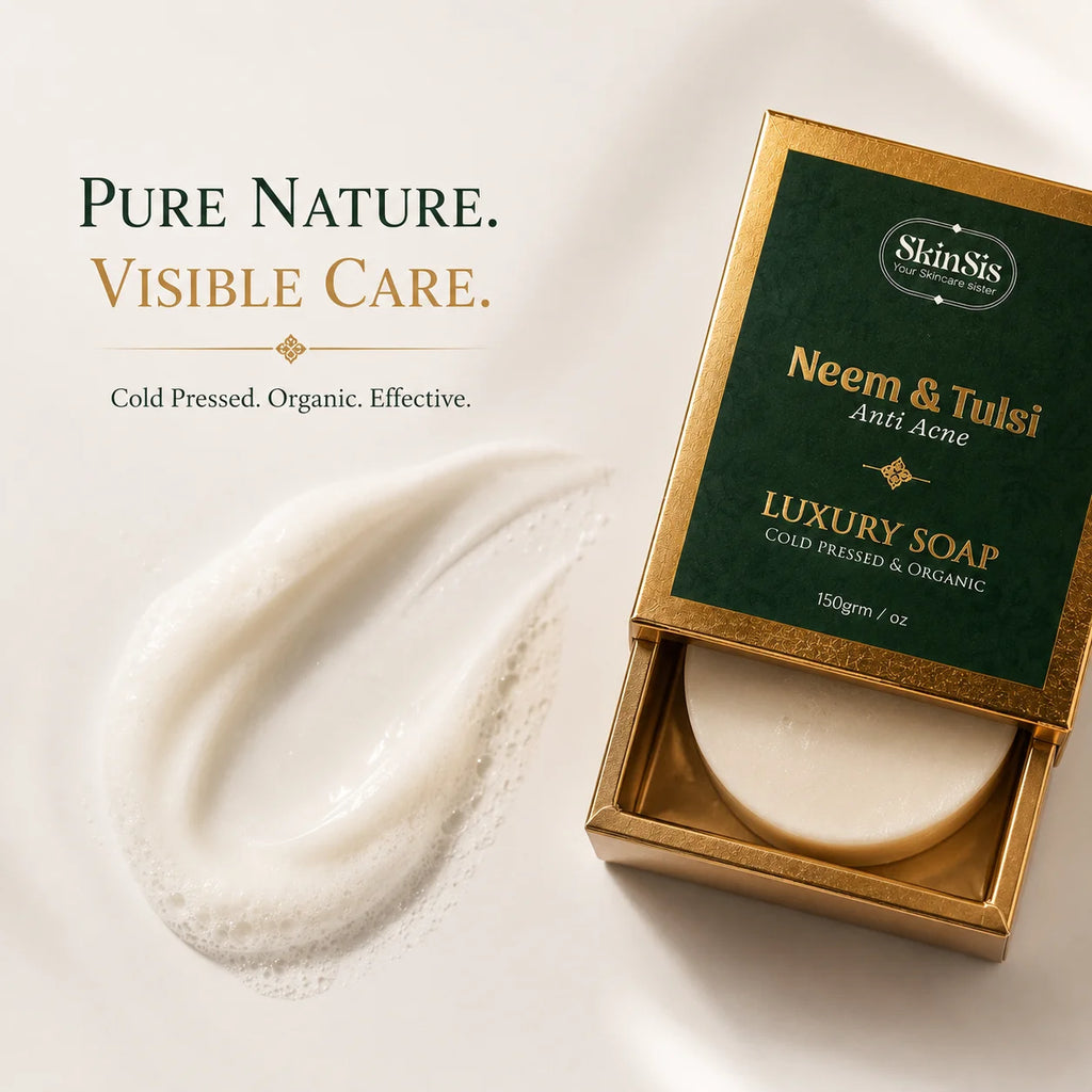 SkinSis Neem & Tulsi Anti-Acne Luxury Soap