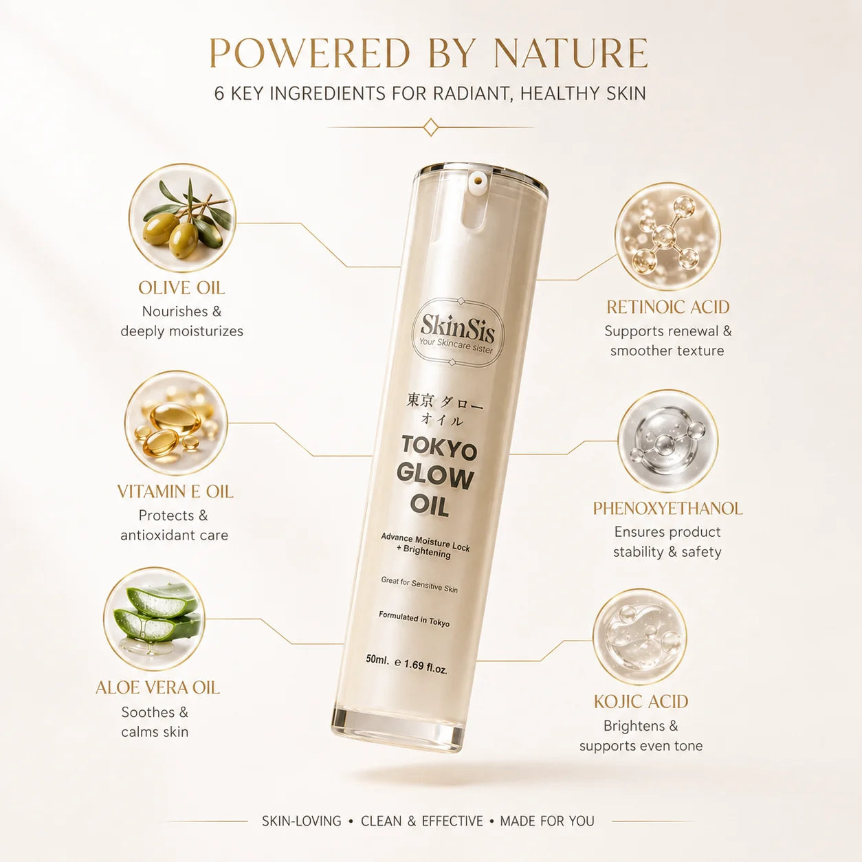 SkinSis Tokyo Glow Oil