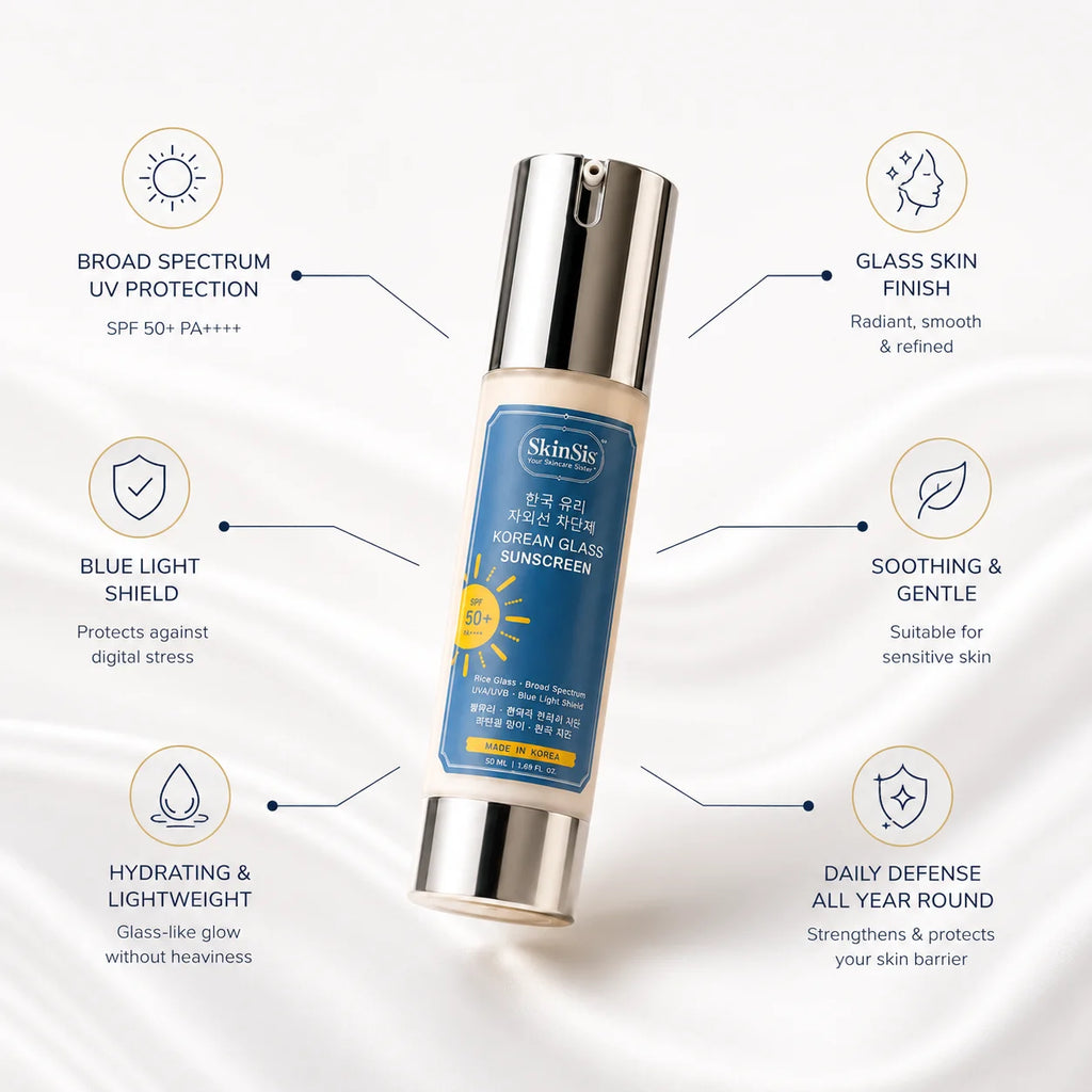 SkinSis Korean Glass Sunscreen SPF 50+ PA++++