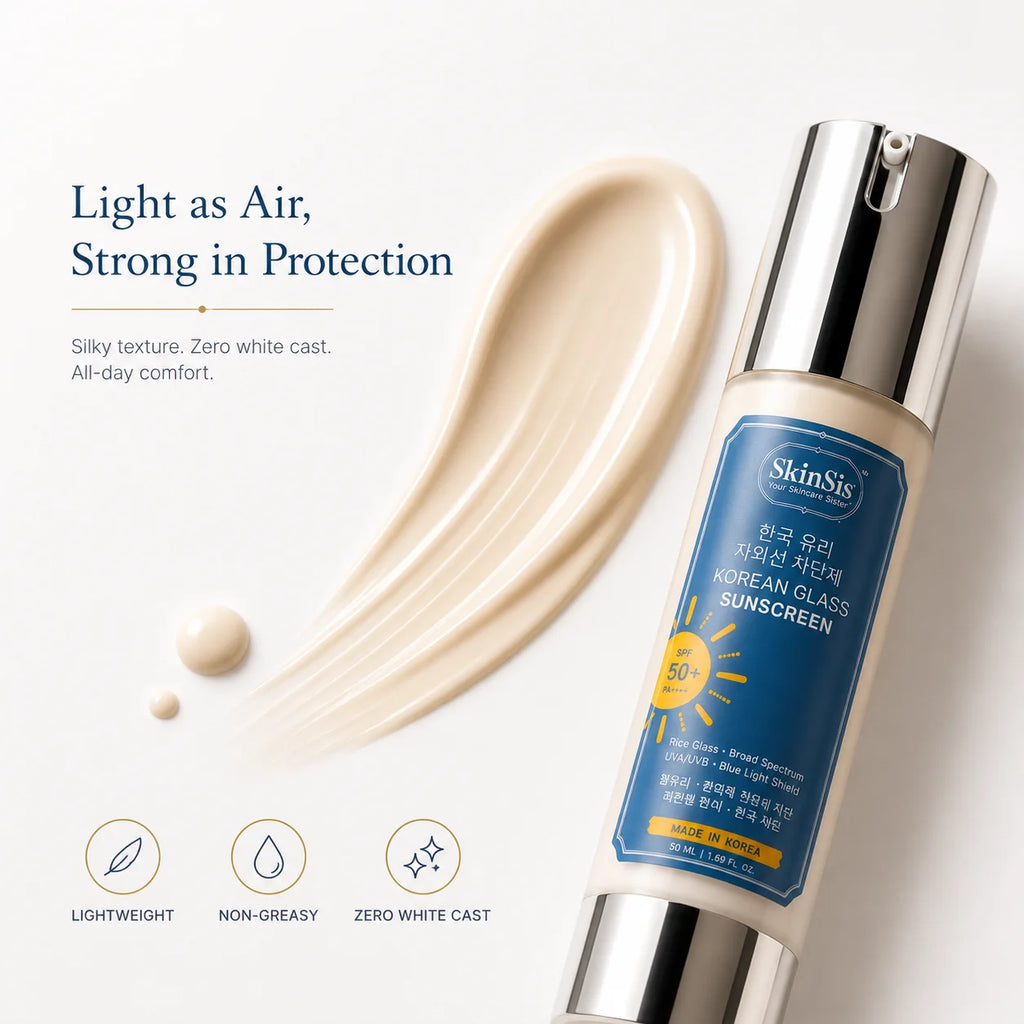 SkinSis Korean Glass Sunscreen SPF 50+ PA++++